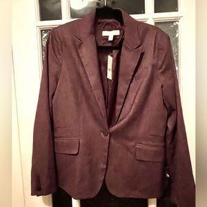 NWT New York & Company brown tweed blazer Size 12